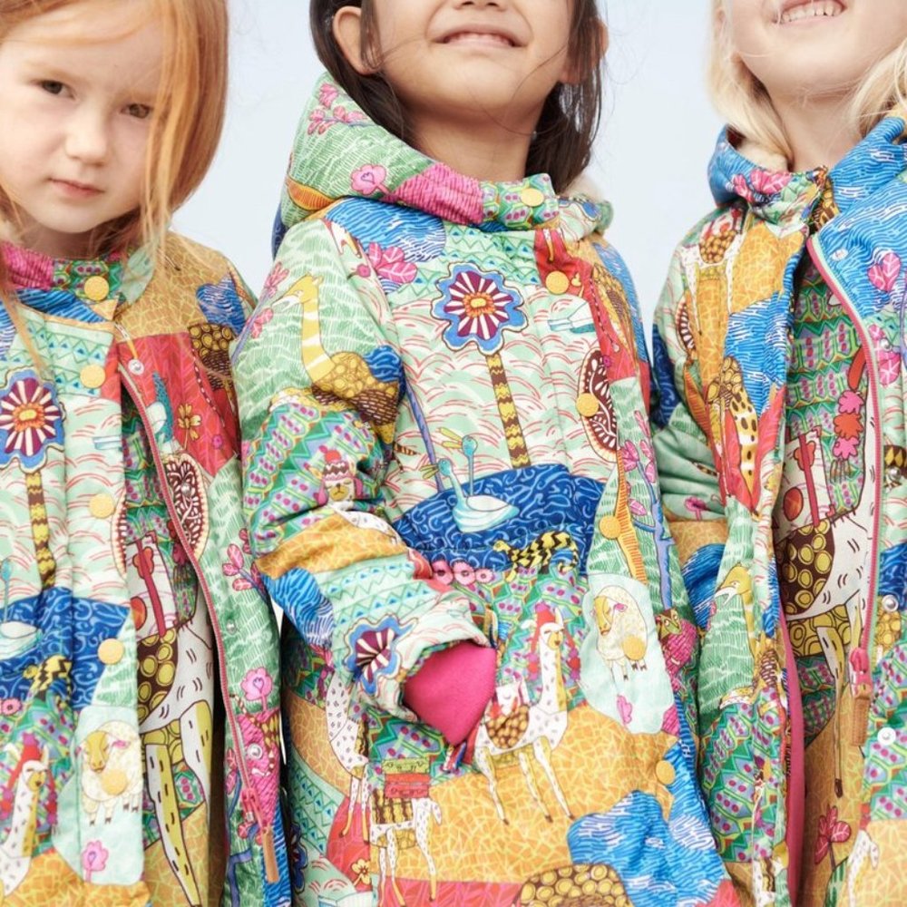 NWT Oilily Padded Winter Coat Cucala Size 8